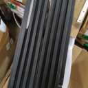 Art3d 8-Pack 96 x 6in. WPC Acoustic Slat Wall Panel for Modern Interior Decor, TV Background, Living Room, Matte Black