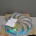 Wind Spinners Outdoor Yard Decorations, 16 Inches Wind Sculpture Metal Garden Art, Windmills for Yard Gardening Gifts for Women Mom Backyard, Patio, Garden Decor (Blue)