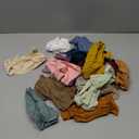 Jesries 22 PCS Baby Headbands Soft Nylon Hairbands with Bows Girls Hair Accessories for Newborn Infant Toddler Kids Handmade (Army Green)