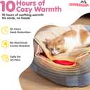 SnuggleSafe Original Microwave Heat Pad for Pets - Chew Proof, Water Resistant Heating Disc for Dogs, Cats, Rabbits, Guinea Pigs and Small Animals - Up to 10 Hours Warmth