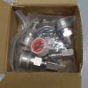 RIDGE WASHER 3/8" Pressure Washer Quick Connect Kit, Stainless Steel Power Washer Adapter Fittings, Male NPT Thread, 12 Pcs, 5000 PSI