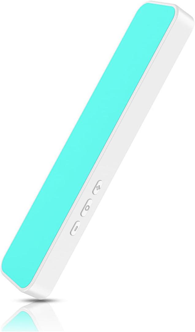 Hesond Pillow Speaker Bone Conduction Stereo Bluetooth Wireless Music Sleep Headphones Portable White Noise Bar Sound Device Timer for Side Sleepers Sleep Speaker (Blue)