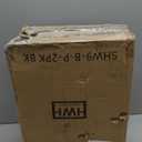 Dusk to Dawn Outdoor Wall Light Fixture, HWH Exterior Wall Sconce Porch Light 2 Pack, Outside Wall Lights in Black Finish with Crystal Bubble Glass, 5HW9-B-P-2PK BK