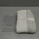 luxury little Diaper Caddy Organizer, Large Cotton Rope Nursery Baby Basket, Changing Table Organizer for Baby Diaper Storage, Portable Car Organizer Removable Divider (Off White, Large)