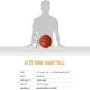 Baden | Elite | Premium Quality Composite Basketball | Ideal for Indoor Games | Youth, Women & Men's Sizes, 1 Set