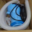 Standard Series Above Ground Pool Filter Pump - 800 GPH Flow Rate | Rapid Circulation & Micro-Debris Filtration, Pool Cartridge Filter Pump System - Keep Water Crystal Clean & Clear-Deep Blue