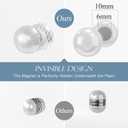 16 Pairs Double Sided Pearl Veil Weights Invisible Secure Veil for Outdoor Weddings, Elegant Gifts for Brides