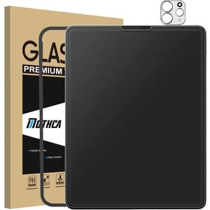 Mothca Matte Glass Screen Protector for iPad Pro 12.9-inch 6th/5th/4th/3rd Generation(2022/2021/2020/2018 Models) Anti-Glare & Anti-Fingerprint No Dazzling 9H Tempered Glass HD Shield Smooth as Silk