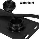 Mini Hydration Bladder 1L-2.5L Leak Proof Hydration Reservoir BPA Free Military Water Bladder Bag Hydration Pack Replacement for Outdoor Camping Hiking, Black