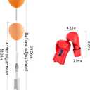 Reflex Bag, Punching Bag with Stand, Boxing Bag for Teens and Adults,Adjustable Boxing Ball with Suction Cup Base,Suitable for Fitness,Family Parent-Child Training Sports