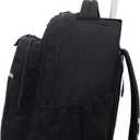 Travelers Club 18" Rolling Backpack with Shoulder Straps, Black