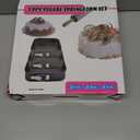 Square Springform Cake Pan 9.5inch,10inch,11inch, Set of 3 non stick leakproof cake baking pans with removable bottom