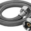 Rubber hose for WC, 60 cm, vinyl general uses