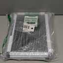 Yoochee Expandable Window Screen, 2 Pack Adjustable Window Screen (10" H x 14.3" - 25" W) - Extra Small Replacement Window Screens with Frame, Durable Replacement Screen for Window