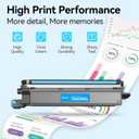LEMERO UEXPECT TN229XL TN229 High Yield Toner Compatible Replacement for Brother TN229XL TN229 Toner Cartridges for HL-L3280CDW MFC-L3780CDW MFC-L3720CDW Printer, TN229XLBK/C/M/Y-5 Pack