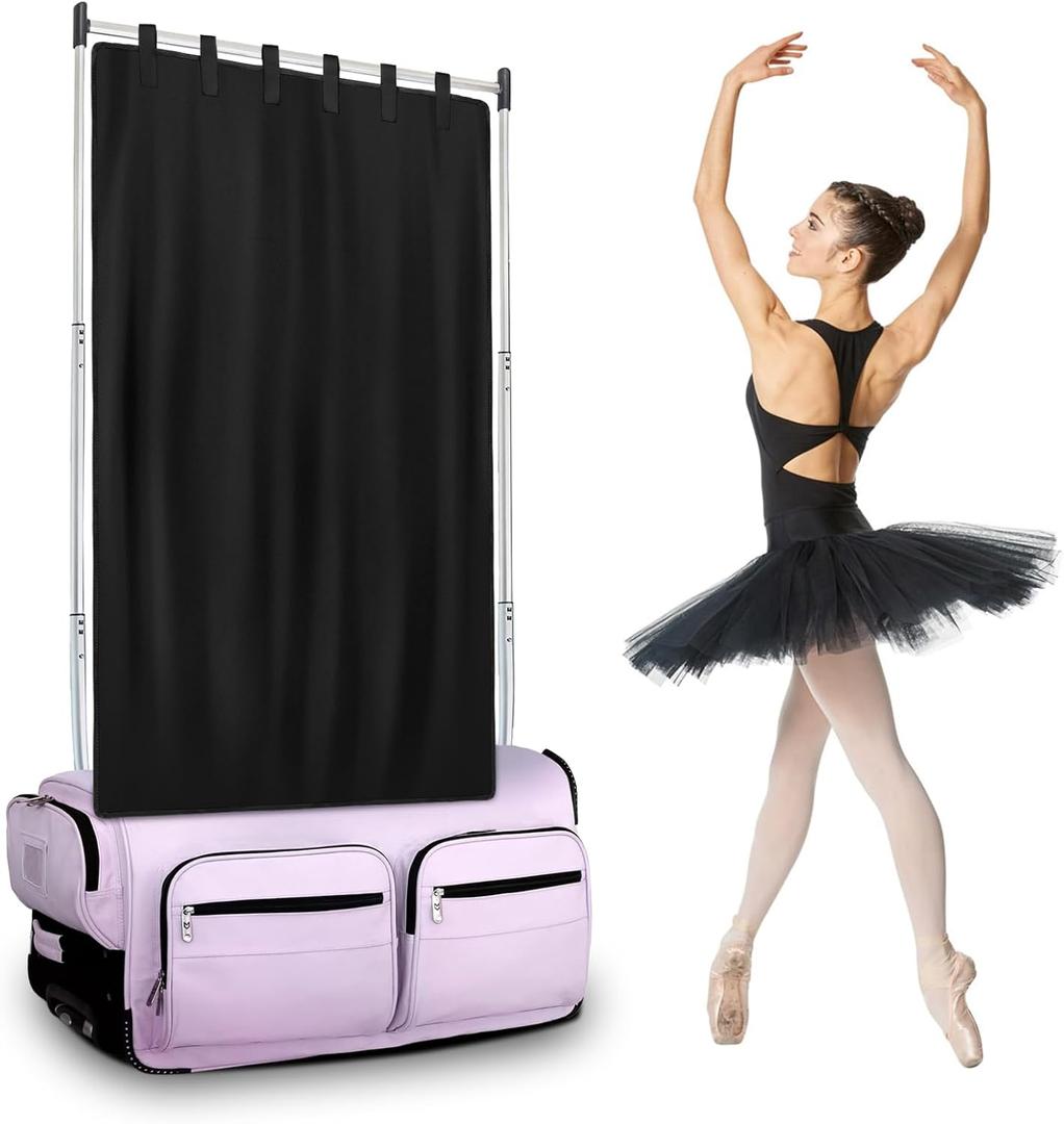 Portable Privacy Curtain for Dancers Discreet Curtain for Dance Bag Suitcase Privacy Backstage Changing Room in Dance Competitions & Rehearsals Dance Accessories