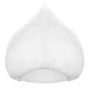 Geyoga Unisex Funny Wig Hairy Costume Funky Hairband Crazy Wig Hair for Halloween Costume Party (White)