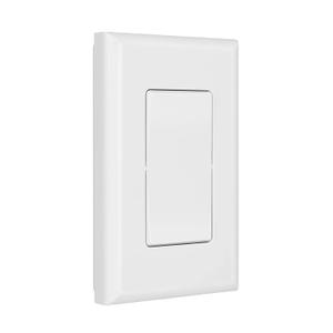 Suraielec Single Wireless Remote Control Wall Switch with Hanging Plate, Programmable and Expandable (Remote Only, Receiver Sold Separately)