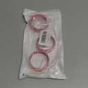 AC Climate Control Knob Ring Air Conditioner Switch Volume Cover Compatible with 2011-2017 Jeep Wrangler JK JKU/Dodge Challenger 2008-2014 Interior Conditioning Accessories Trim (3pcs/Set, Pink)