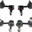 TRQ Front and Rear Sway Bar Link Set 4 Piece Compatible with 2002-2006 Acura RSX