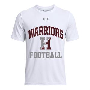 Team Tech 88, Under Armour Warriors Football T-Shirt, White Large