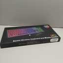 Wireless Keyboard and Mouse Combo, RGB Backlit, Rechargeable & Light Up Letters, Full-Size, Soft Typing, Sleep Mode, 2.4GHz Quiet Keyboard Set for Mac, Windows, Laptop, PC, Trueque (Black)