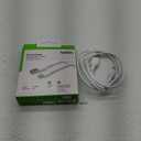 Belkin BoostCharge USB-C to USB-A Cable (1M/3.3ft) for iPhone 16, iPhone 16 Pro, iPhone 15, Samsung Galaxy S25, S24, Note20, Pixel 9, iPad Pro, Nintendo Switch 2, Carplay and More - White