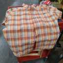 Eddie Bauer Men's Pack It Seersucker Short-Sleeve Shirt Size XL, Tangelo