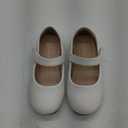 Hehainom Toddler Girls Flats Mary Jane Flower Girl Dress Shoes School Wedding Party Shoes 7