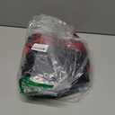 PALINDA Women's Plaid Long Sleeve Empire Waist Pleated Loose Swing Casual Flare Midi Dress with Belt (Medium, Red)