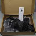 Projector Stand Tripod Adjustable, Laptop Height from 23.5 to 46.5 inches with Gooseneck Phone Holder, Floor for Office, Home, Stage, Studio, DJ Racks Holder Mount, 23.5inch-46.5inch (Black)