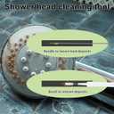 Gosknor 40pcs Shower Head Cleaning Tool Kit, 2 Designs Showerhead Cleaner Brushes and Multi-Size Unclogging Picks Nozzle Unclogger Accessories for Bathroom Tiny Mini Small Hole Sink Gaps