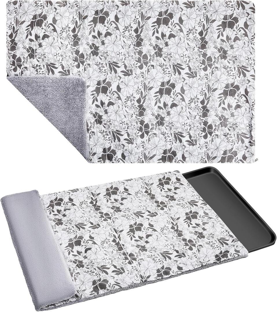 VitalCozy 36 x 24 Inch Dog Crate Pan Cover Washable Dog Kennel Tray Replacement Bed Liner for Pets Crate Tray, Pan Cover Only