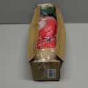 5 Artificial Poinsettia Flowers Bouquet Christmas 7 Heads 19.6Faux Red Poinsettia Bush Fake Flowers for Home Porch Xmas Tree Garden Indoor Outdoor Office Christmas Decorations