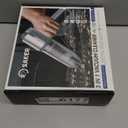 Saker Portable Car Vacuum Cleaner Cordless High Power 17000PA 3 in 1 Foldable Handheld Vacuum Cordless with Brushless Motor for Inflation,Dust Blowing,Home Car Cleaning HL132 Blue