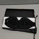 MZOO Luxury Sleep Eye Mask for Side Sleeper Men Women, Zero Eye Pressure 3D Sleeping Mask, Light Blocking Patented Design Night Blindfold, Soft Eye Shade Cover for Travel, Black