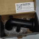 Tub Spout with Diverter, Bathtub Spout for Hand Shower,Matte Black (Without Handheld)