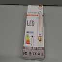 T10 Led Bulbs E26 Dimmable Light Bulb 40 Watt E26 Tube Bulb 5000K Cool White 8.9in LED Light Bulbs 4W T10 Long Light Bulb for Lamp,Wall Scones,120V,400lm,4 Pack