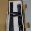 Sliding Door Smart Lock, Sliding Glass Door Lock with Fingerprint, JNZCH Smart Mortise Lock with App Control, IC Card, Keys, Anti-Peep Touchscreen, Perfect for Patio, Home (Black)