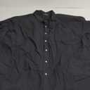 HOdo Big and Tall Mens Cotton Button Down Shirt 2XL-6XL (6X-Large Big Tall, Black)