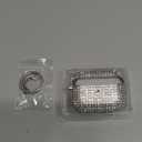 Case for AirPods Pro 2nd Generation, Filoto Cute AirPod Pro 2 Protective Case Cover for Women Girls, Bling Crystal PC Apple Air Pods Pro Cases Accessories with Lobster Clasp Keychain, Silver