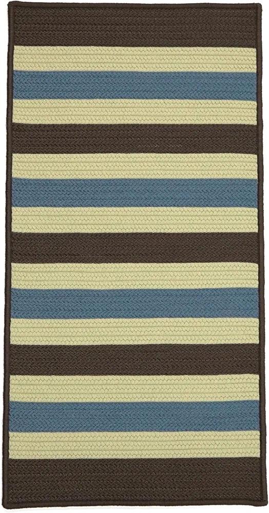 Colonial Mills St. Germain Stripe Runner - Sapphire Earth 30" x6'