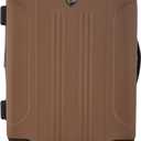 Travelers Club Chicago Hardside Expandable Spinner Luggage, Rum Caramel, 22" Carry-On