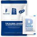 Dry & Dry 5 Gram [100 Packets] Silica Gel Packets Silica Gel Desiccants, Silica Gel Packs - Rechargeable (Food Safe) Silica Gel Packets, Silica Packets