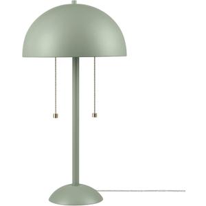 GLOBE Novogratz x Electric 65850 Haydel 21" 2-Light Table Lamp, Sage Green, Double On/Off Pull Chain (Haydel (Sage Green))