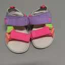 The Children's Place Girl's Baby Toddler Sporty Sandals with Adjustable Straps
 Size 4 Multi Color