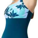 Speedo Women's Endurance+ Color Top One Piece Swimsuit, size 14