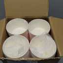 120 Pcs Gingham Ice Cream Cups 12 oz Disposable Dessert Snack Bowls Pastel Gingham Party Cup Bulk Blue Purple Yellow Red Snack Bowls for Holiday Birthday Picnic BBQ Wedding Tea Party Supplies