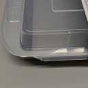 Farberware Nonstick Bakeware Baking Pan With Lid / Nonstick Cake Pan With Lid, Rectangle - 9 Inch x 13 Inch, Gray