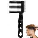 Blend Friend Fade Comb Set Black Professional Barber Combs for Men & Boys, Self Haircutting Tools for Fading & Blending, Salon or Home Use (Black 1PC)